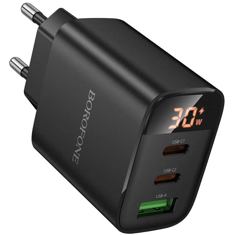 МЗП Borofone BA98A Ilustre with digital display PD30W Black — фото 3