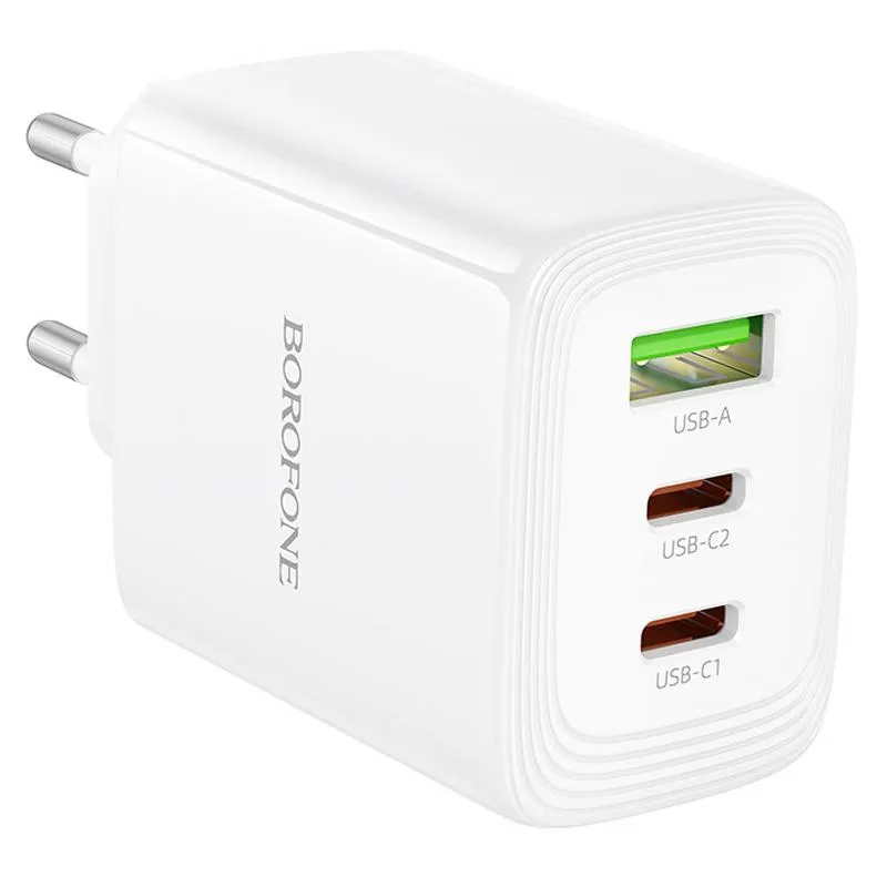 МЗП Borofone BN32 Cargador PD65W White — фото 5