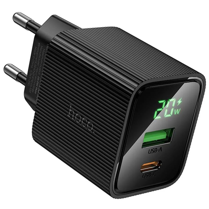 МЗП Hoco CS83A Excellent with digital display PD20W+QC3.0 Black — фото 3