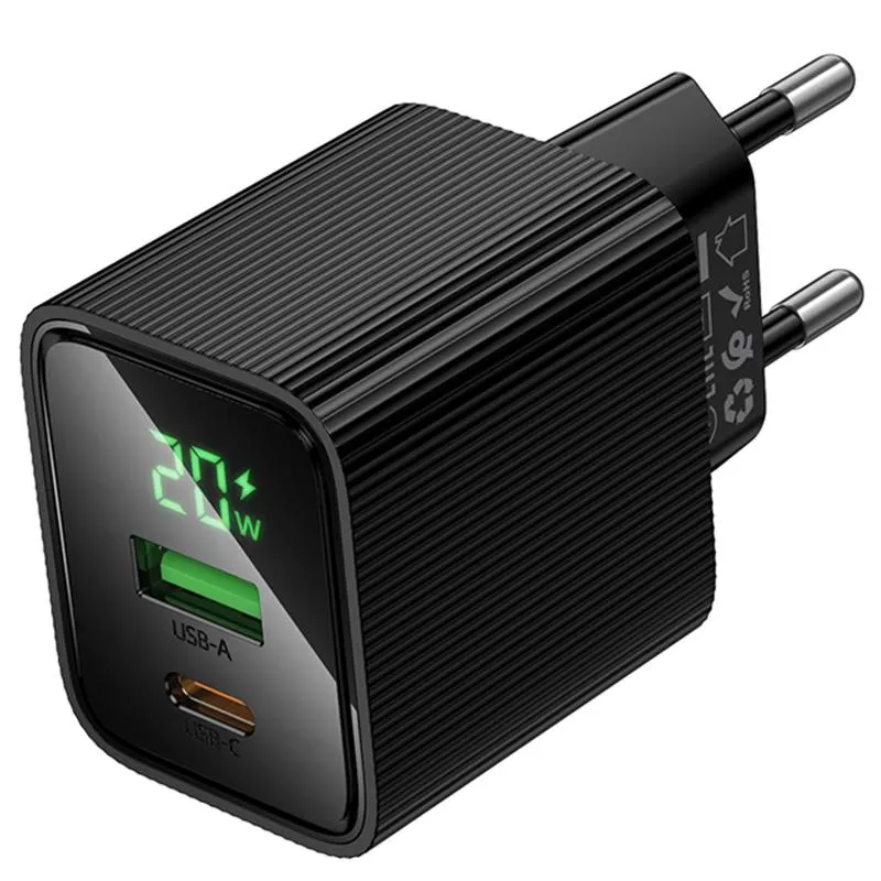 МЗП Hoco CS83A Excellent with digital display PD20W+QC3.0 Black — фото 4