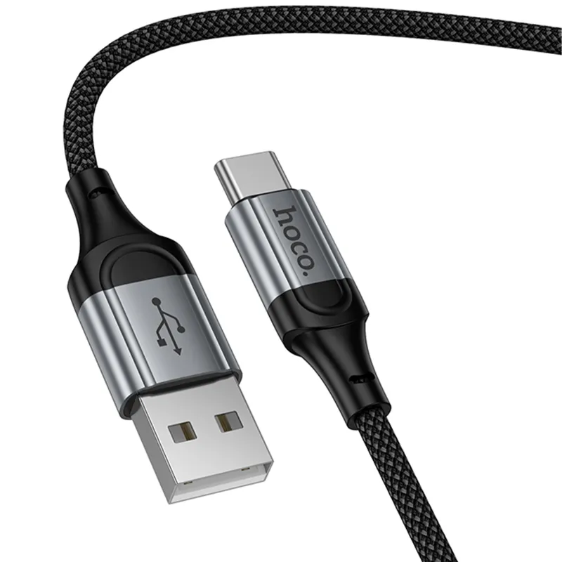 Дата кабель Hoco X121 Nuevo USB to Type-C 3A Black — фото 6