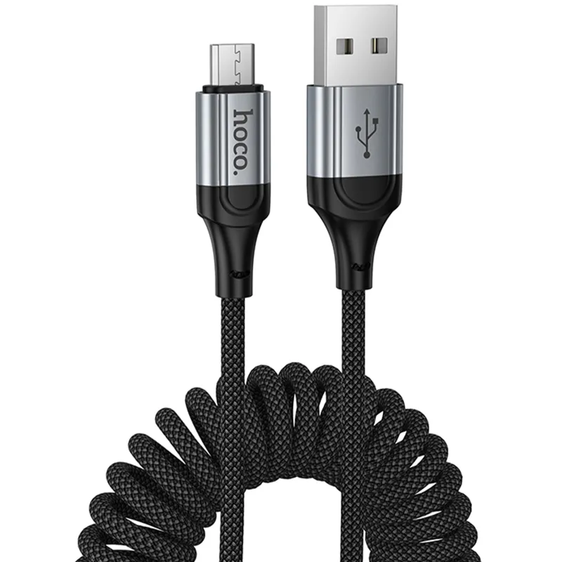 Дата кабель Hoco X121 Nuevo USB to MicroUSB 2.4A Black