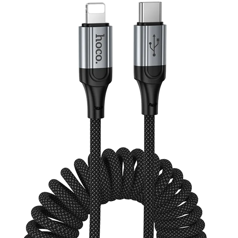 Дата кабель Hoco X121 Nuevo Type-C to Lightning 27W Black