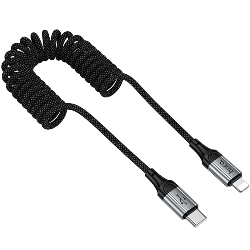 Дата кабель Hoco X121 Nuevo Type-C to Lightning 27W Black — фото 3