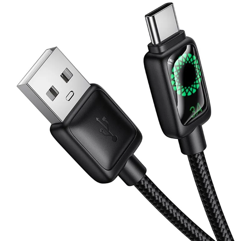 Дата кабель Hoco U146 Mundo USB to Type-C 36W Black — фото 3