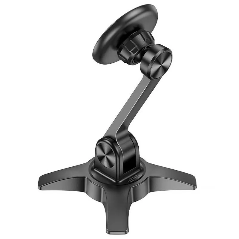 Магнітний тримач для телефону Hoco HD2 Joy ring Black — фото 3
