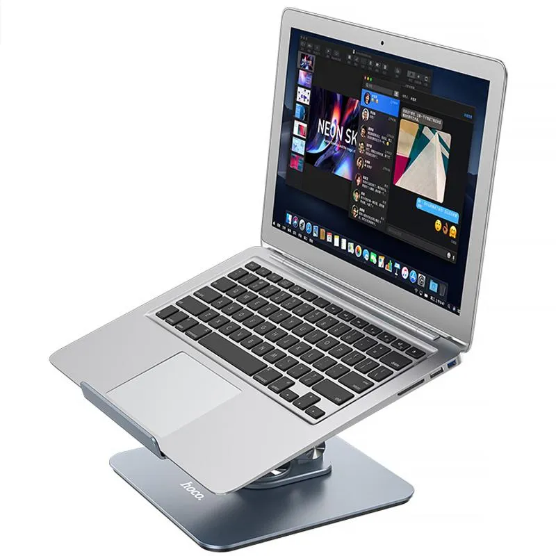 Підставка настільна Hoco PH52 Plus Might metal rotating Metal gray — фото 3