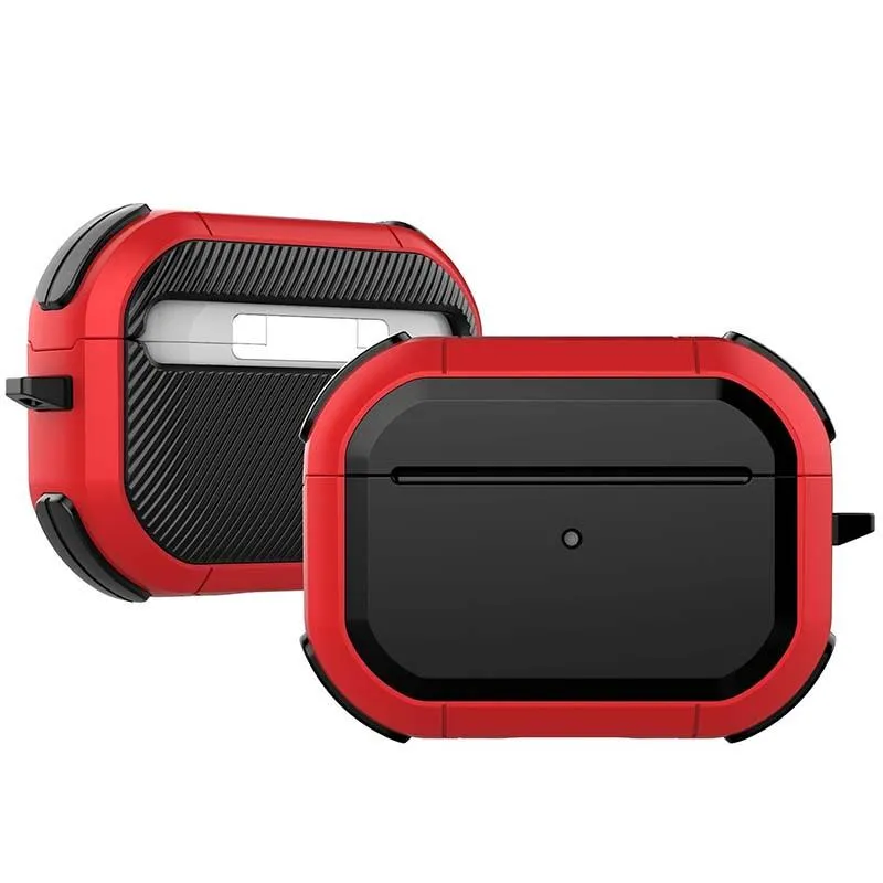 Футляр протиударний Black ed. для навушників Airpods Pro 3 Red