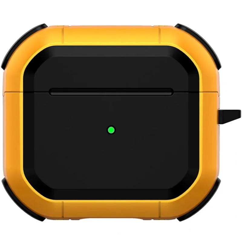 Футляр протиударний Black ed. для навушників Airpods Pro 3 Yellow — фото 2