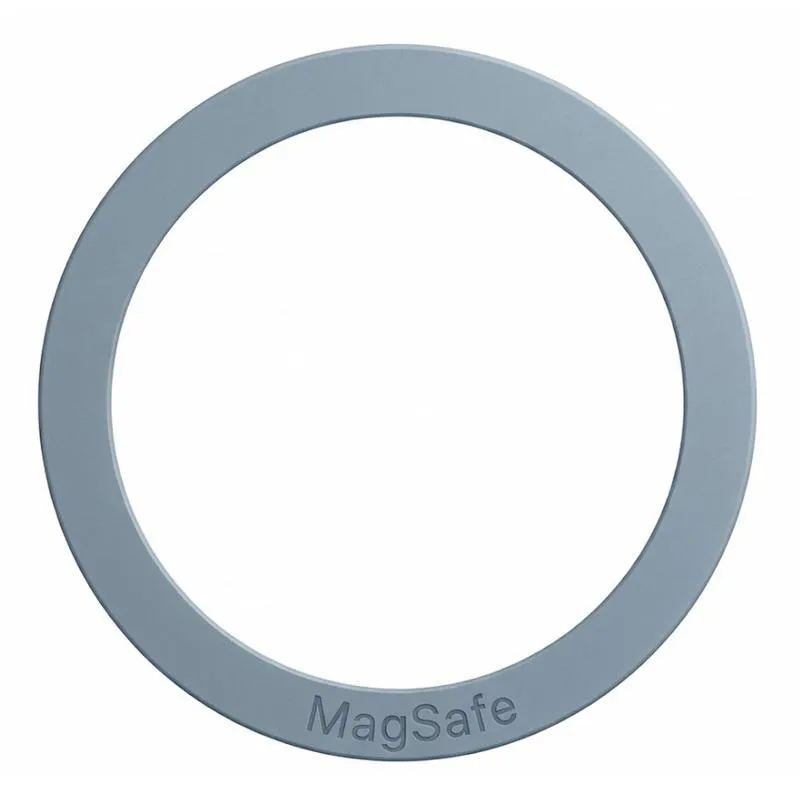 Металлическое кільце Silicone Magnetic Blue Grey