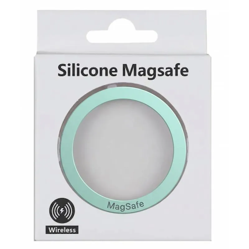 Металлическое кільце Silicone Magnetic Aquamarine — фото 2