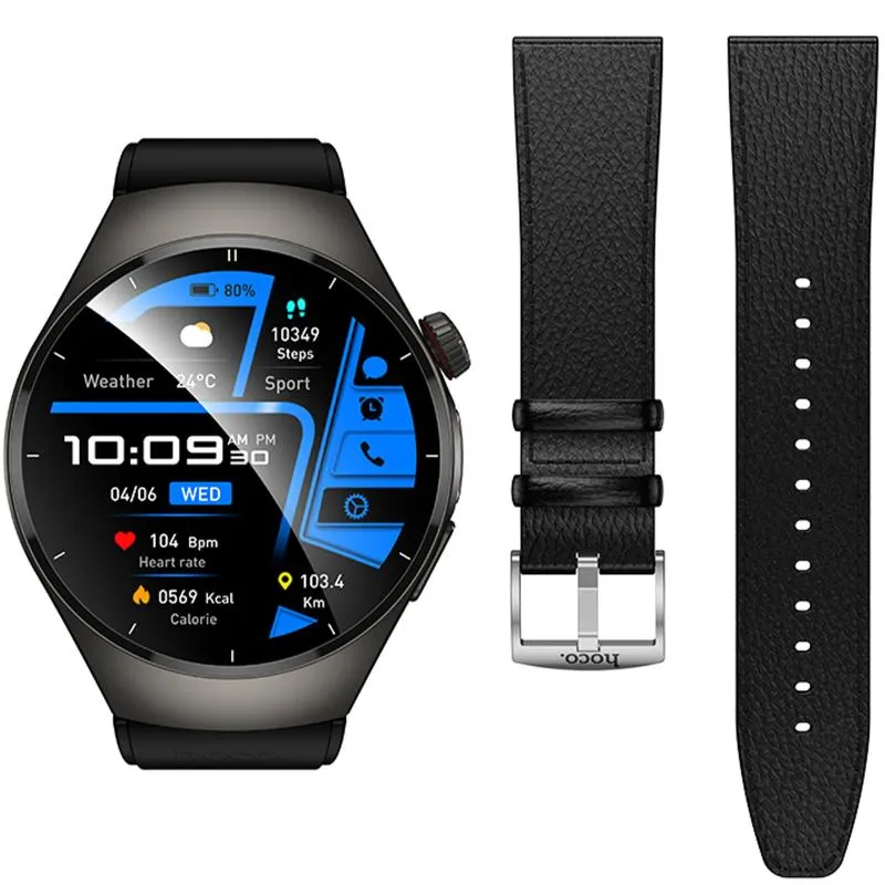 Смарт-годинник Hoco Y40 Smart sports watch Black — фото 5