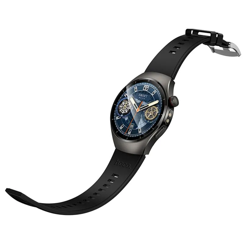 Смарт-годинник Hoco Y40 Smart sports watch Black — фото 6
