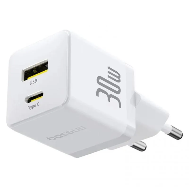 МЗП Baseus Palm Fast Charger 30W Moon White — фото 4
