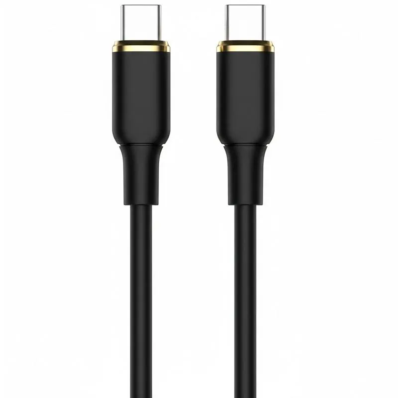 Дата кабель Amaya 89CC Type-C to Type-C 60W (1m) Black