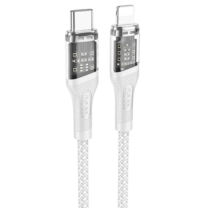 Дата кабель Hoco U111 Discovery Edition Type-C to Lightning 27W (1.2m) Grey