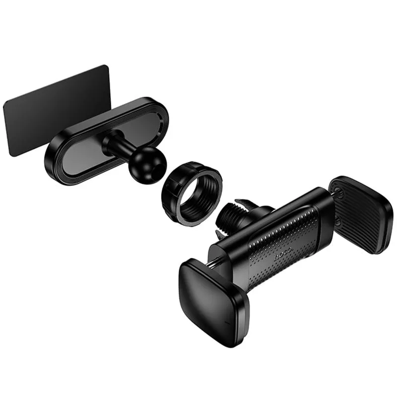 Тримач для телефону Hoco HD12 Supporter on magnet Black — фото 4