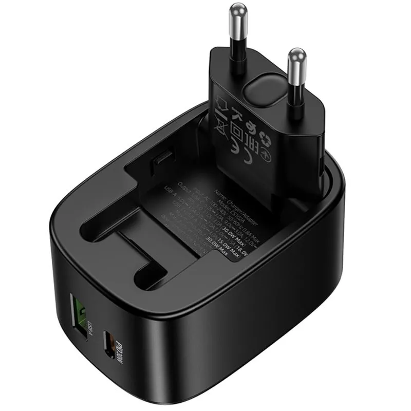 МЗП Hoco CS102A Folding PD30W+QC3.0 Black — фото 3
