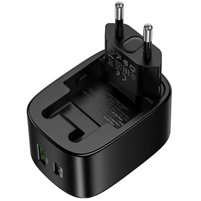 МЗП Hoco CS101A Folding PD20W+QC3.0 Black — фото 3