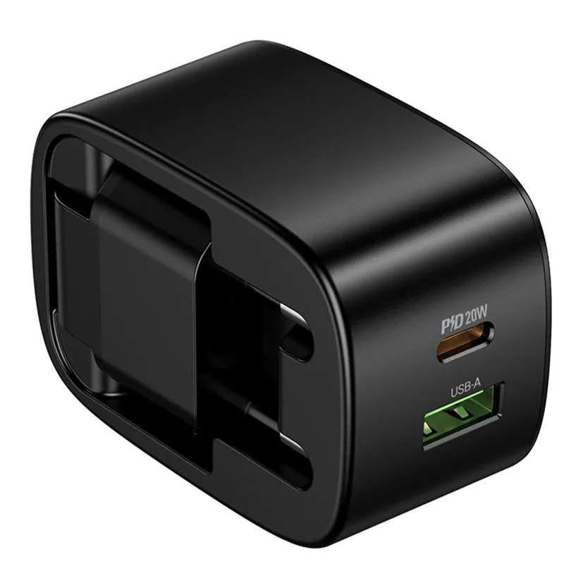 МЗП Hoco CS101A Folding PD20W+QC3.0 Black — фото 5