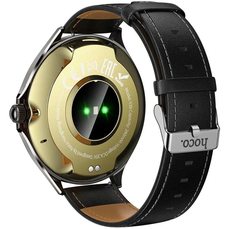 Смарт-годинник Hoco Y39 Smart sports watch Black — фото 3