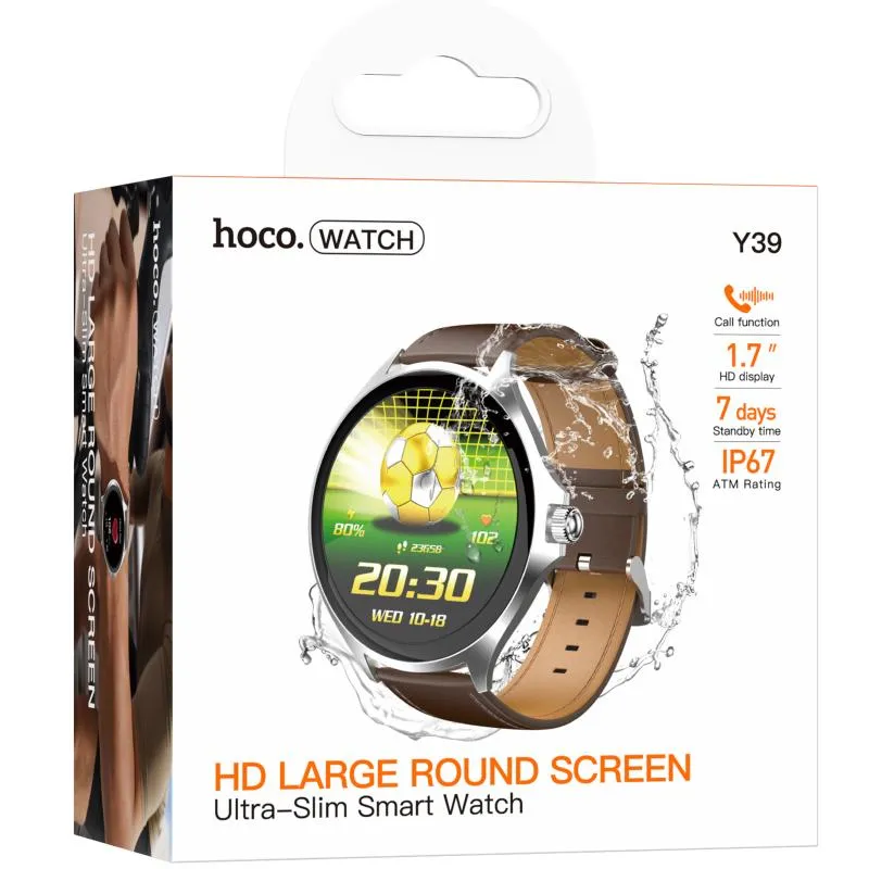 Смарт-годинник Hoco Y39 Smart sports watch Silver — фото 2