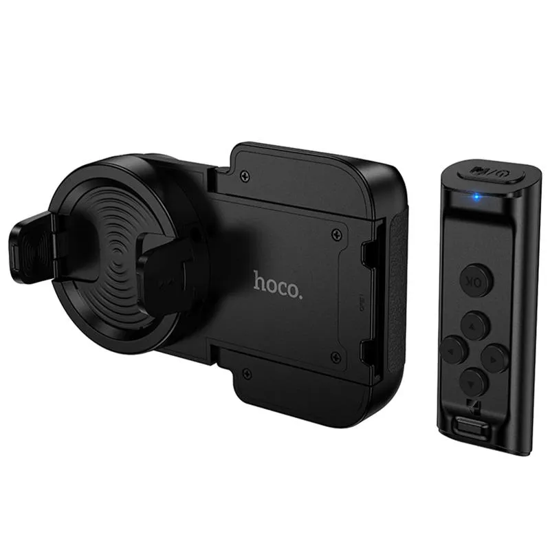 Тримач для селфі Hoco K33 Oleada Bluetooth Black — фото 6