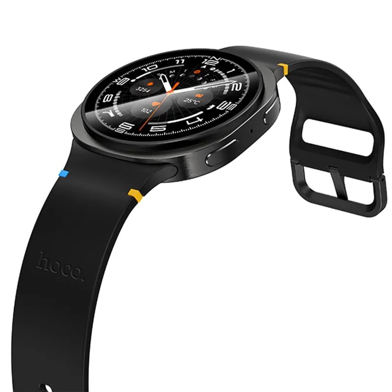 Смарт-годинник Hoco Y43 Amoled Smart sports watch Black — фото 4