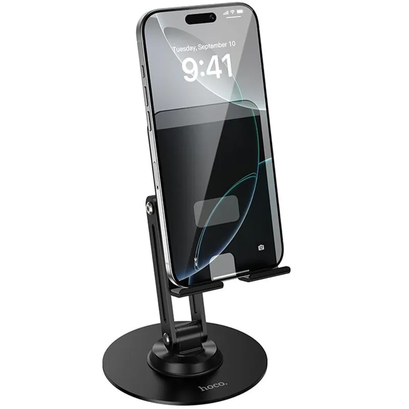 Підставка для телефону Hoco HD15 Suntuoso Black — фото 3