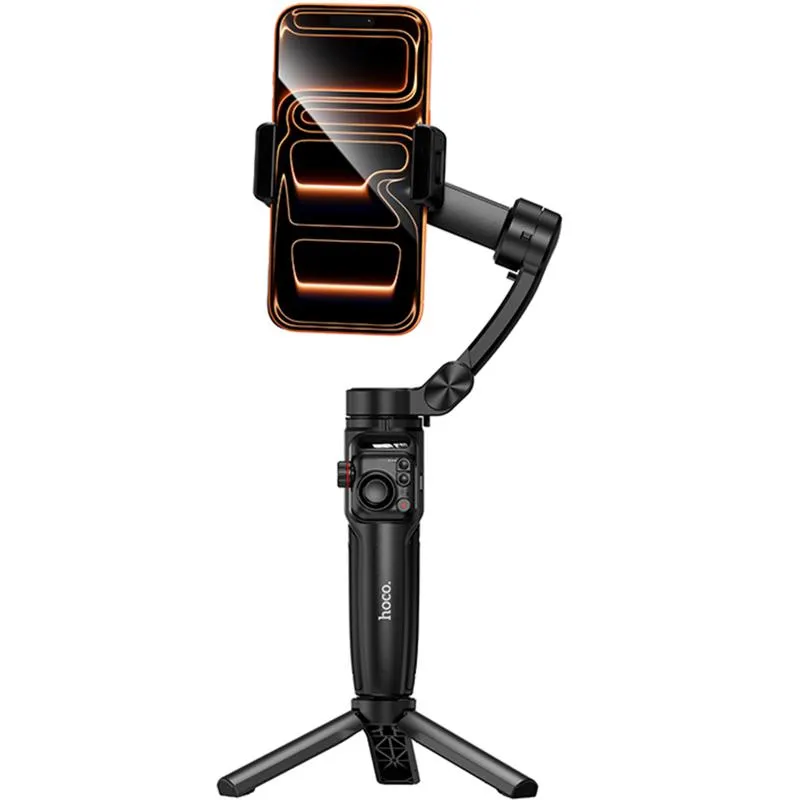 Стабілізатор Hoco K91 Support 3-axis smart gimbal Black — фото 6