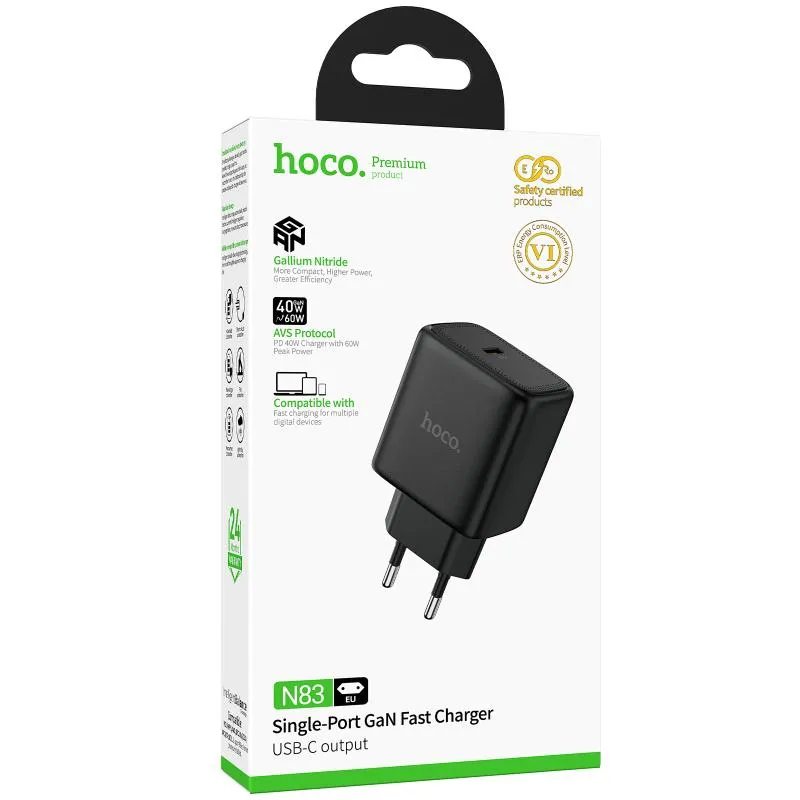 МЗП Hoco N83 Profit PD40W Black — фото 2