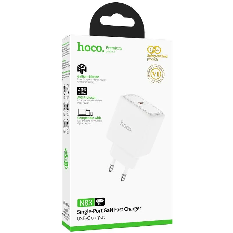 МЗП Hoco N83 Profit PD40W White — фото 4
