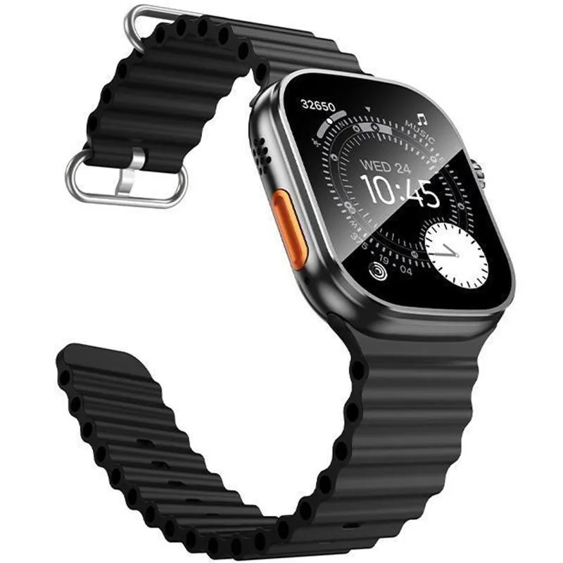 Смарт-годинник Hoco Y42 Ultra Smart sports watch Black — фото 3