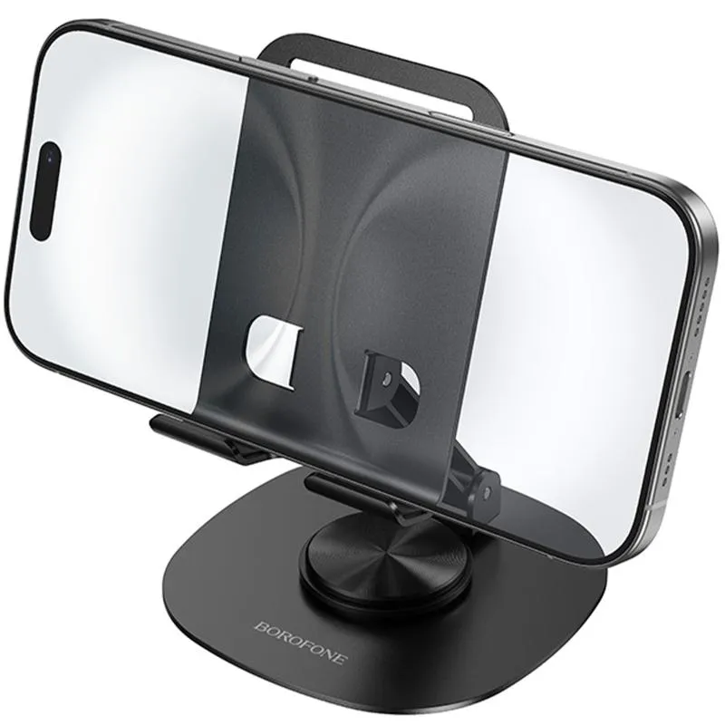 Підставка для телефону Borofone BH138 Fit metal Black — фото 5