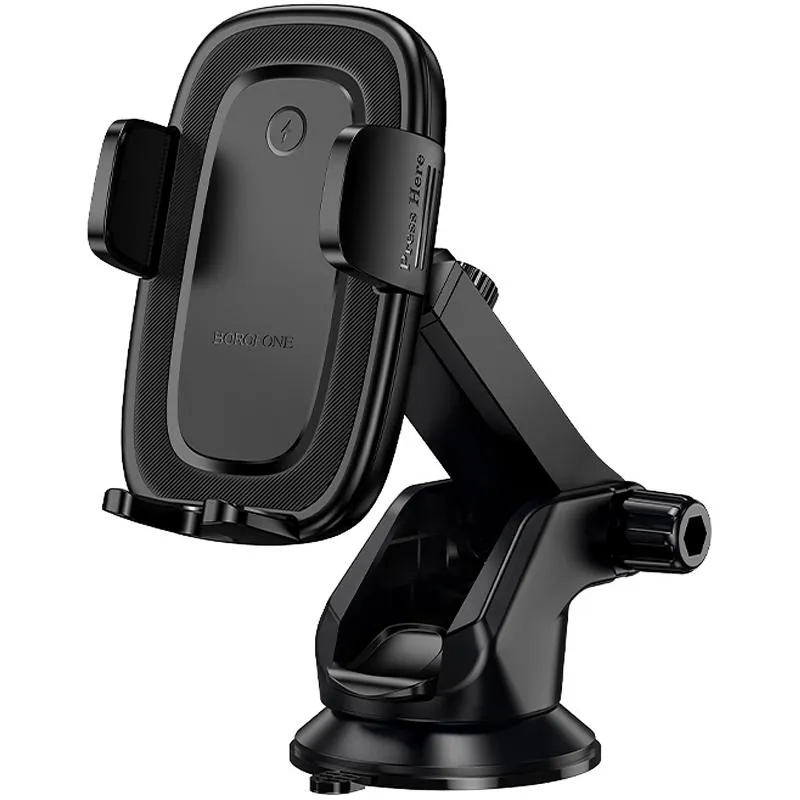 Автотримач з БЗП Borofone BH223 Follower 15W (center console) Black