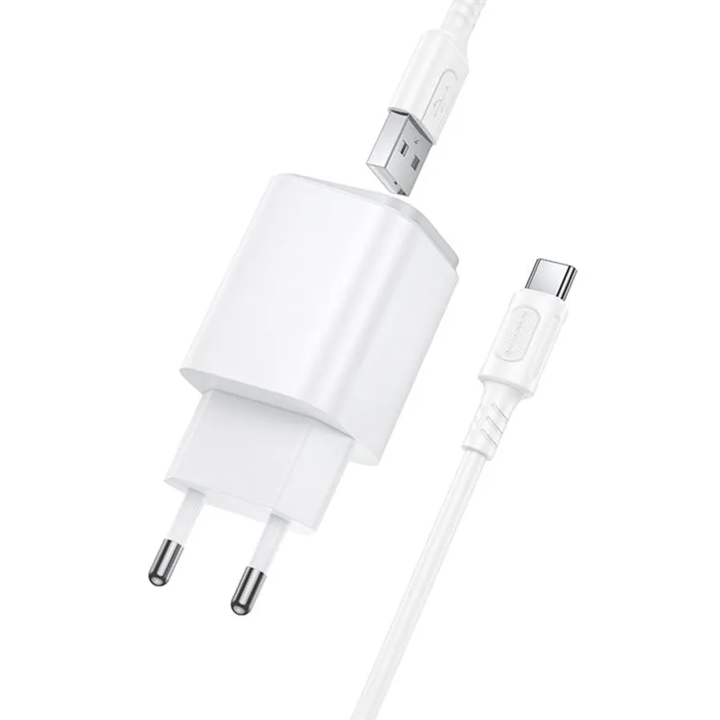 МЗП Borofone BAS81A Star 10.5W + кабель USB to Type-C White — фото 2
