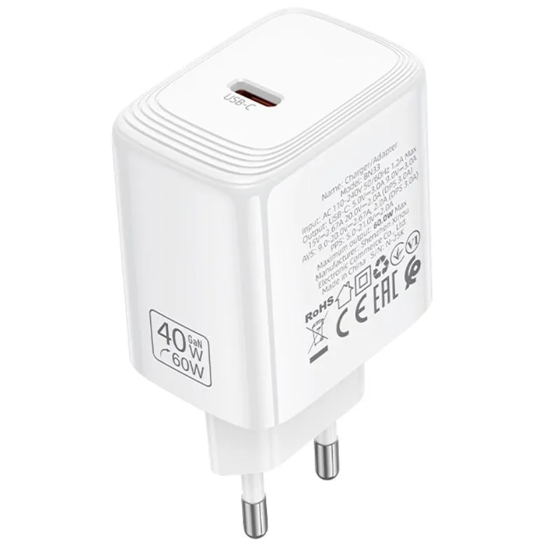 МЗП Borofone BN33 Fuente PD40W White — фото 4