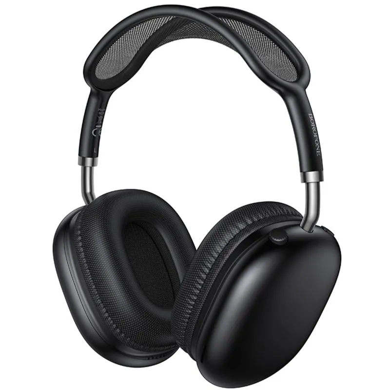 Накладні бездротові навушники Borofone BO36 Tone Black