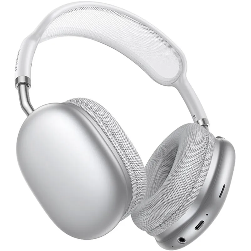 Накладні бездротові навушники Borofone BO36 Tone Silver — фото 4