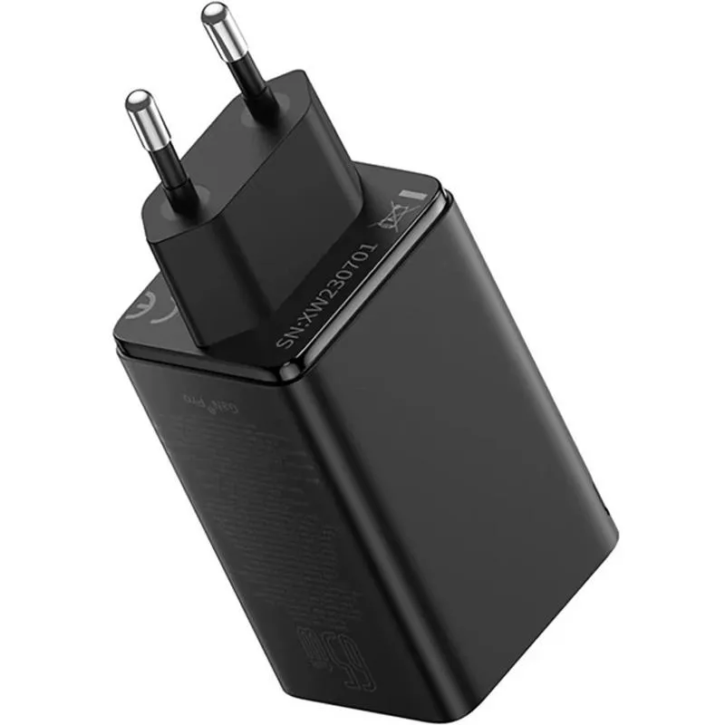 МЗП Baseus GaN6 Pro Fast Charger PD100W+QC3.0 Cluster Black — фото 3