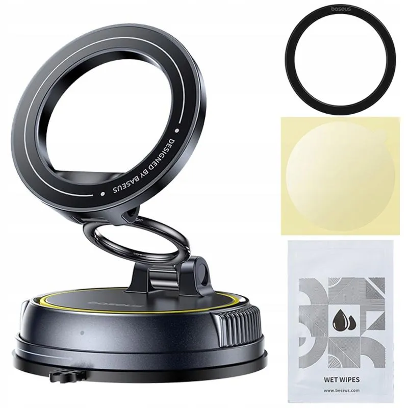 Автотримач Baseus VC2 Flex Vacuum Suction Magnetic Cosmic Black — фото 2