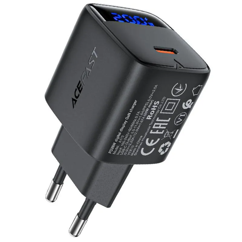 МЗП Acefast A113 PD20W GaN Black