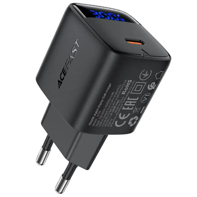 МЗП Acefast A115 PD30W GaN Black