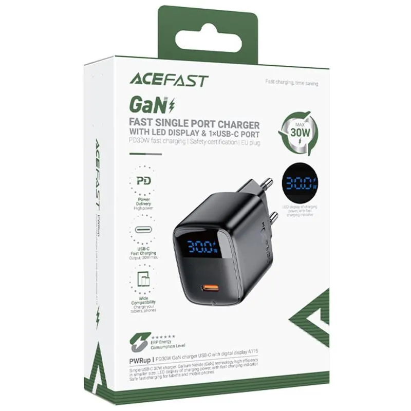 МЗП Acefast A115 PD30W GaN Black — фото 2