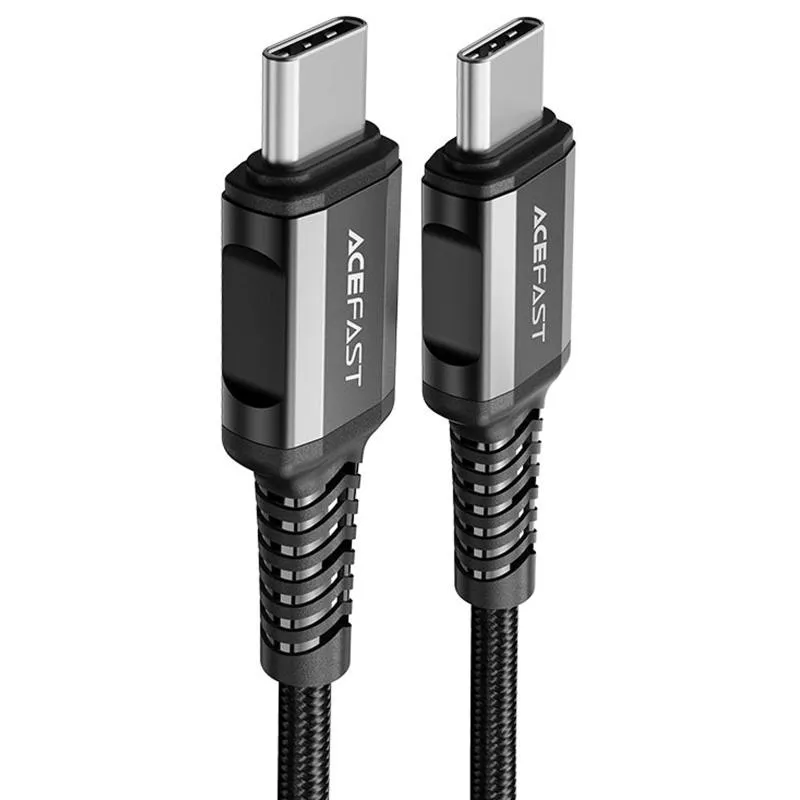Дата кабель Acefast C1-03 Type-C to Type-C 60W Black