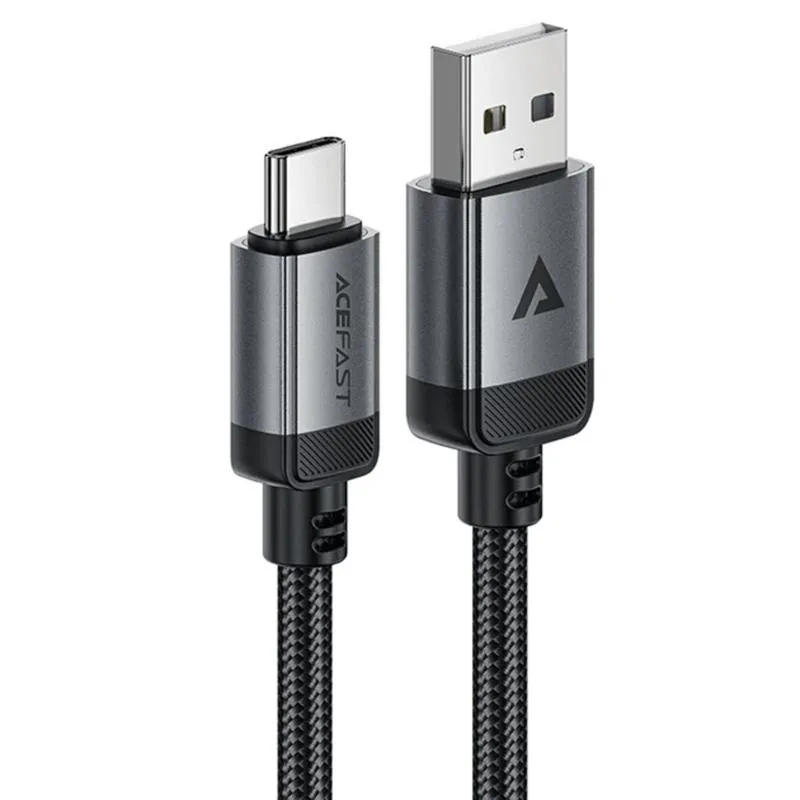 Дата кабель Acefast C20-04 USB to Type-C 3A Black