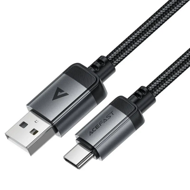 Дата кабель Acefast C20-04 USB to Type-C 3A Black — фото 3