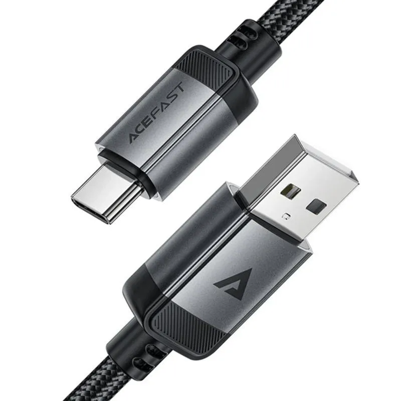 Дата кабель Acefast C20-04 USB to Type-C 3A Black — фото 4