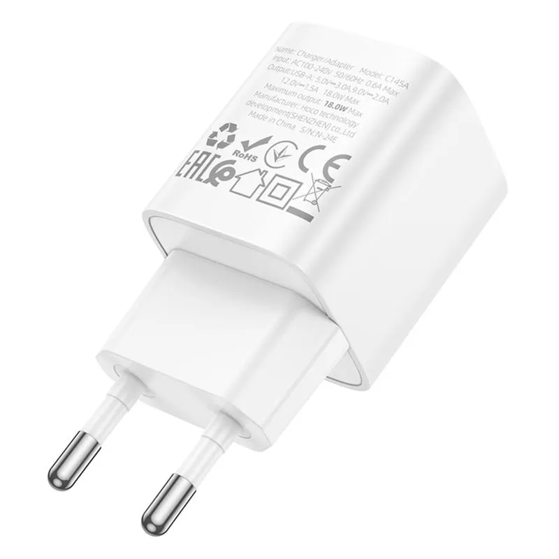 МЗП Hoco C145A Charm QC3.0 18W White — фото 2
