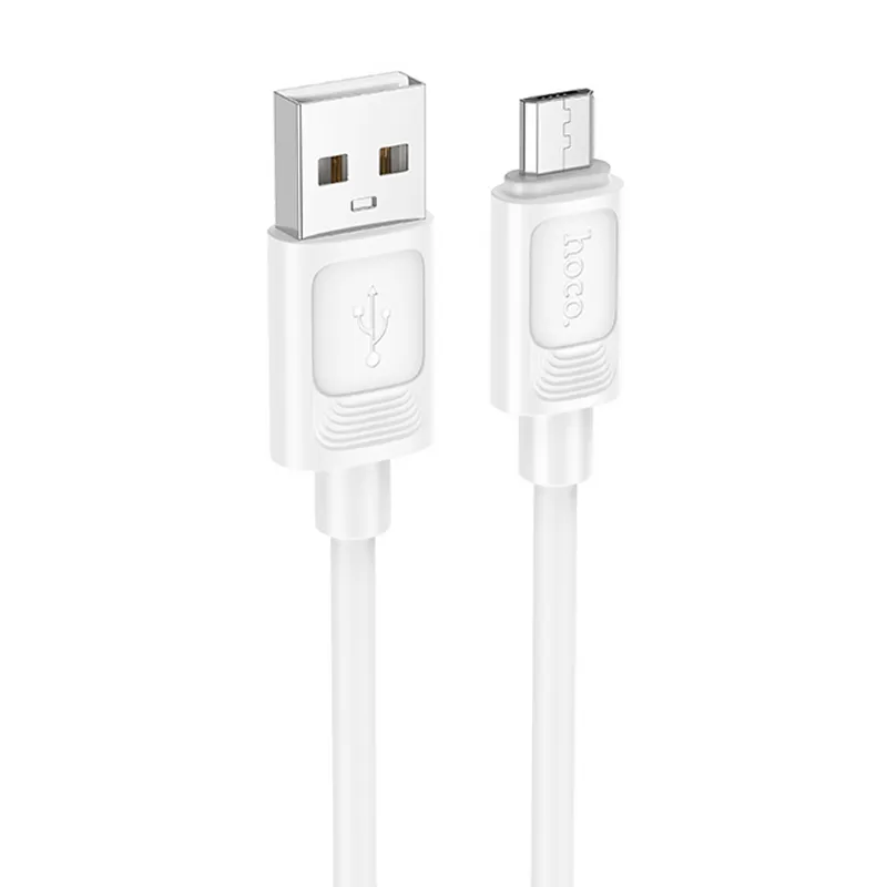 Дата кабель Hoco X122 Benefit USB to MicroUSB 2.4A White